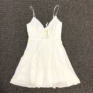 Forever 21 white flow skirt